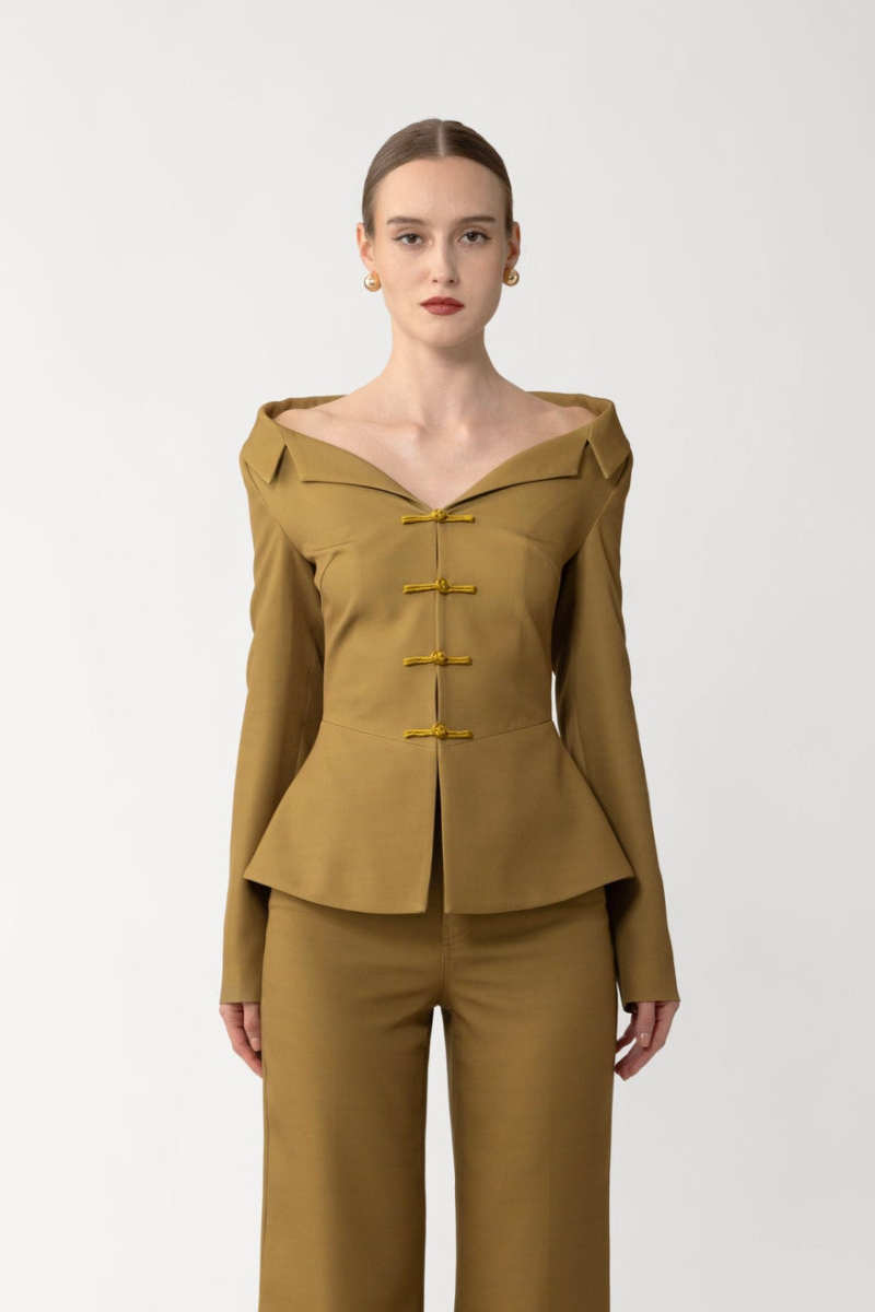 Nicola Crepe Top